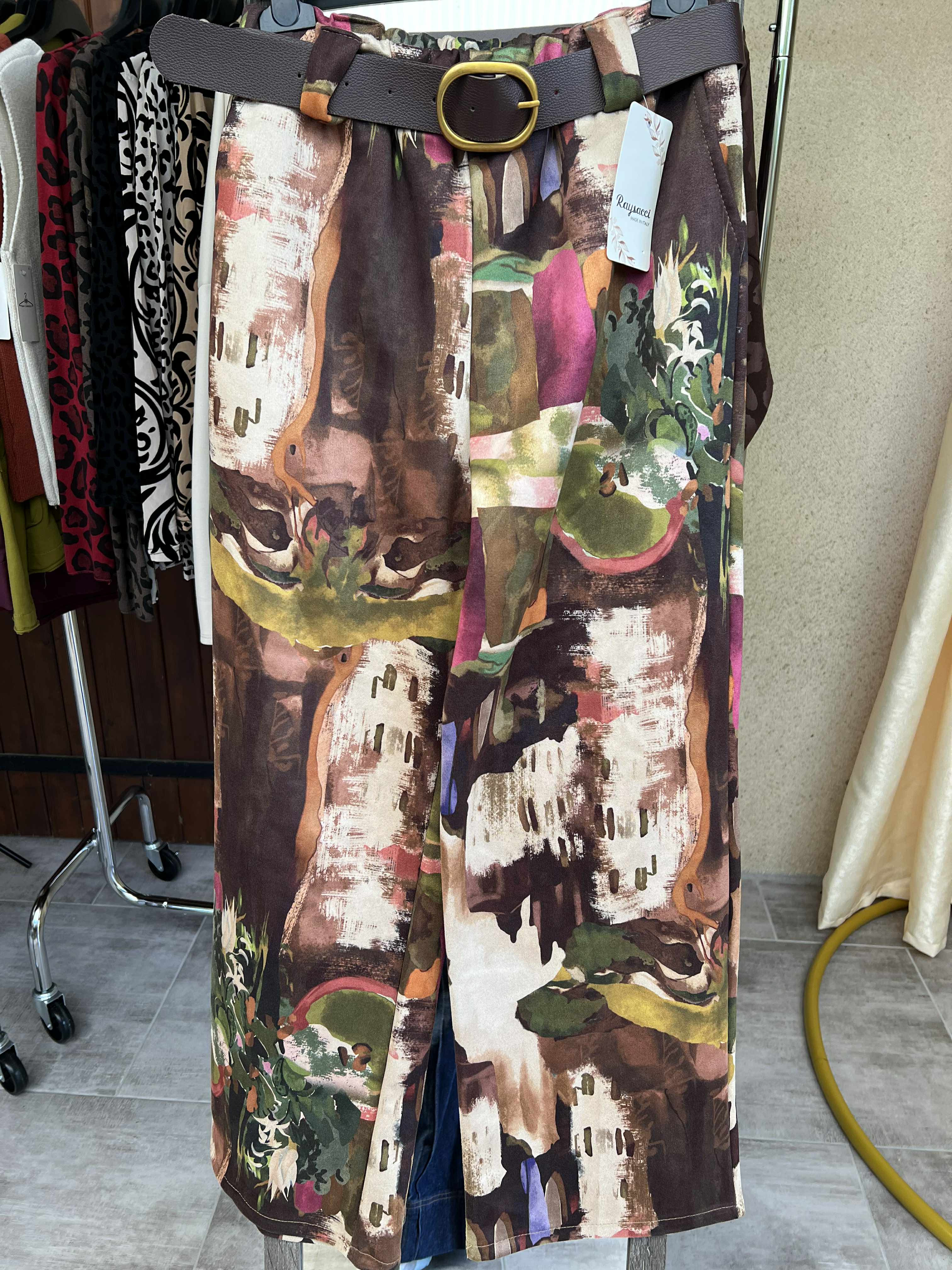 pantalon multicolore taille unique 36 a 46