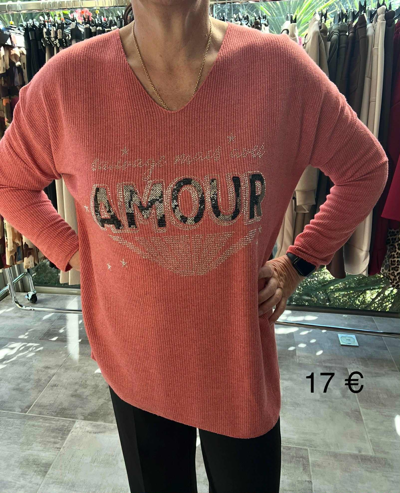 pull fin manches longues