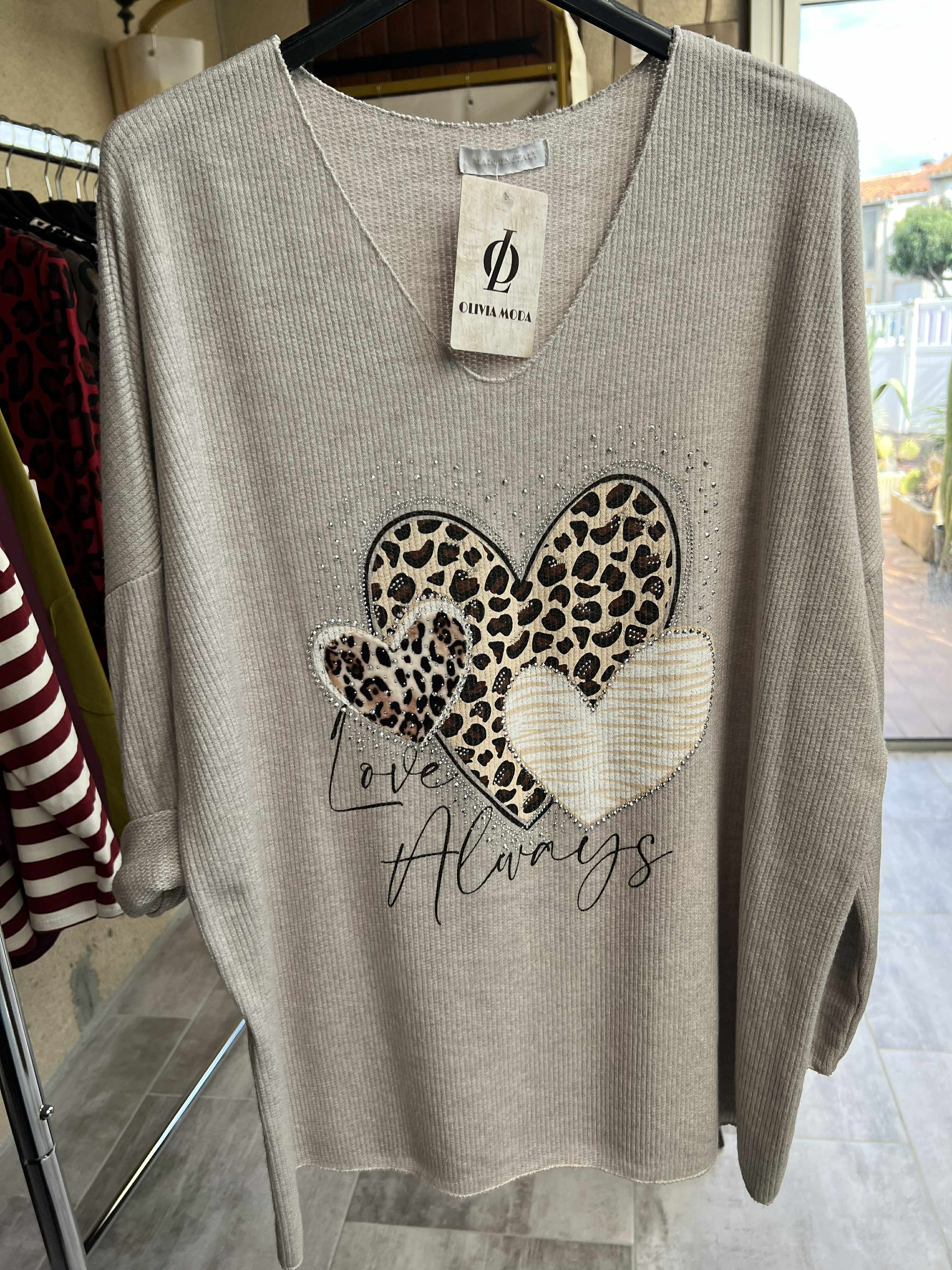 pull love always taille unique 38 a 46
