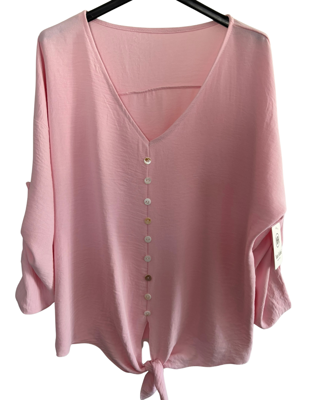 REF 1 Blouse nouée – Fraîcheur & style décontracté