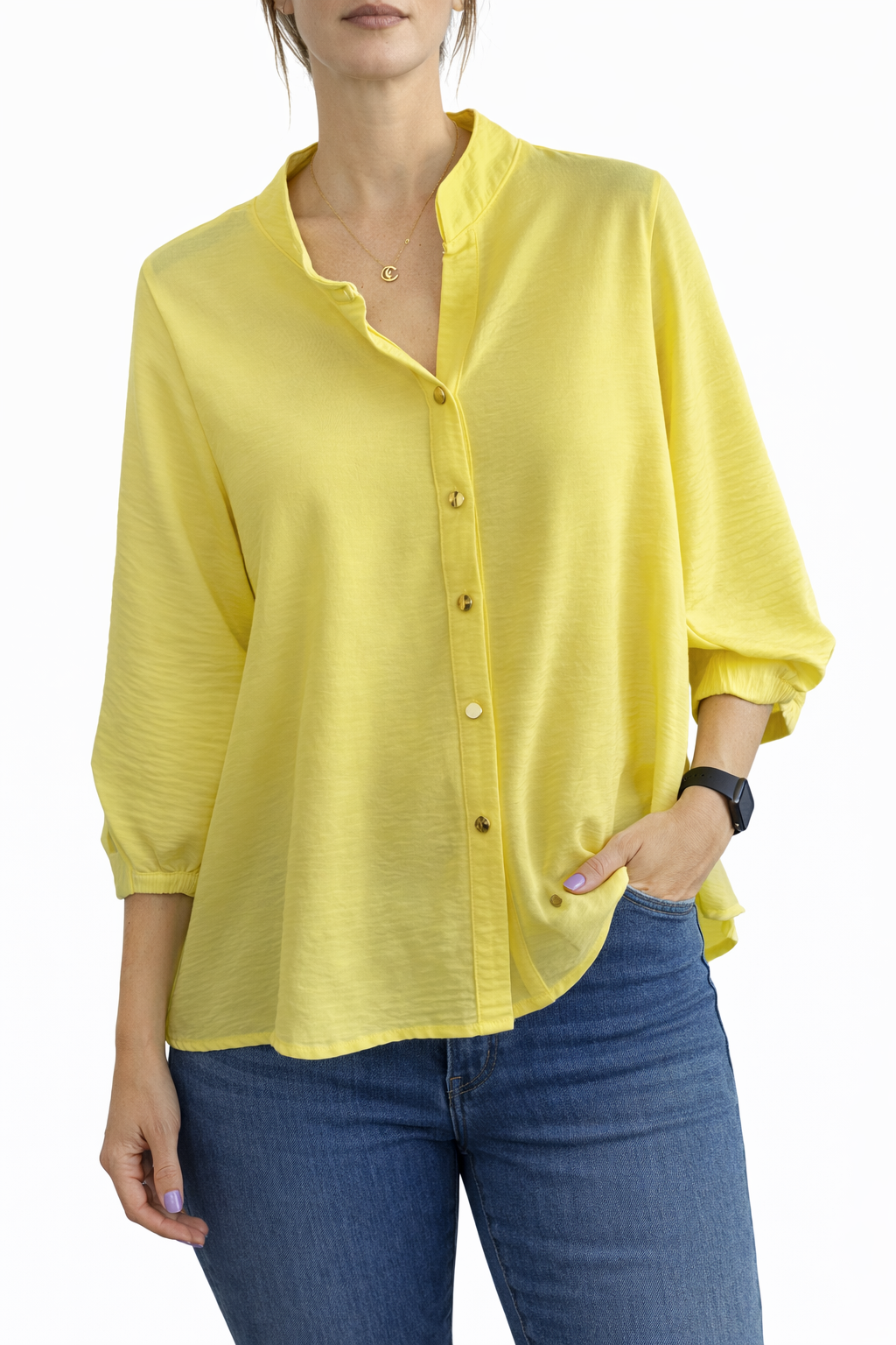 REF 3 Blouse fluide  – Élégance lumineuse