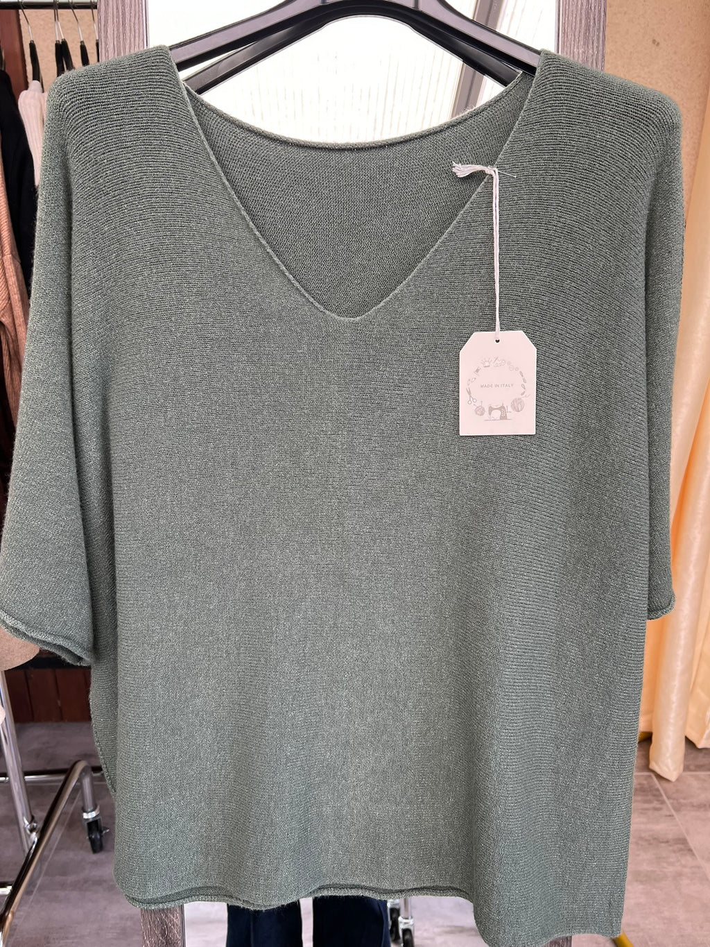 pull tout doux taille unique 38 a 46 manches courtes