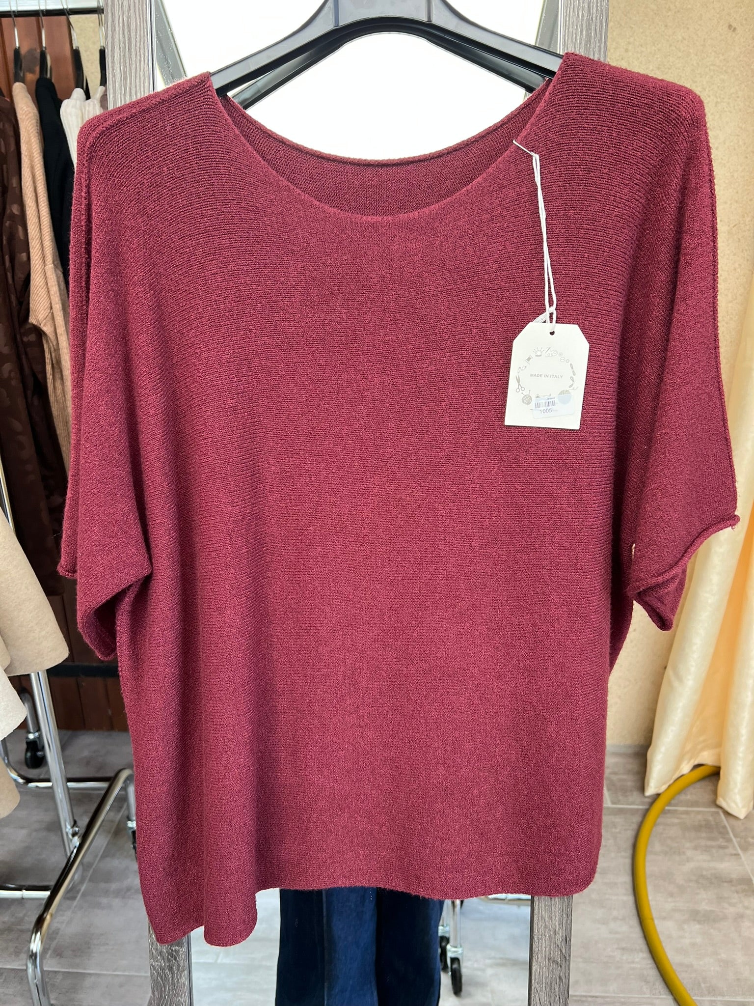 pull tout doux taille unique 38 a 46 manches courtes