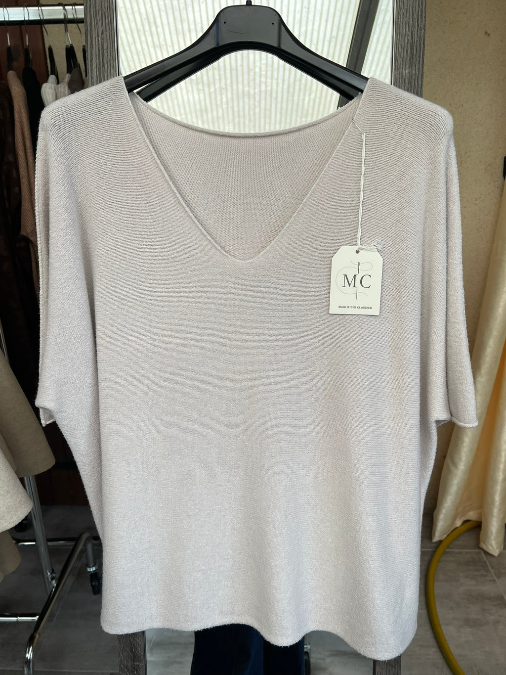 pull tout doux taille unique 38 a 46 manches courtes