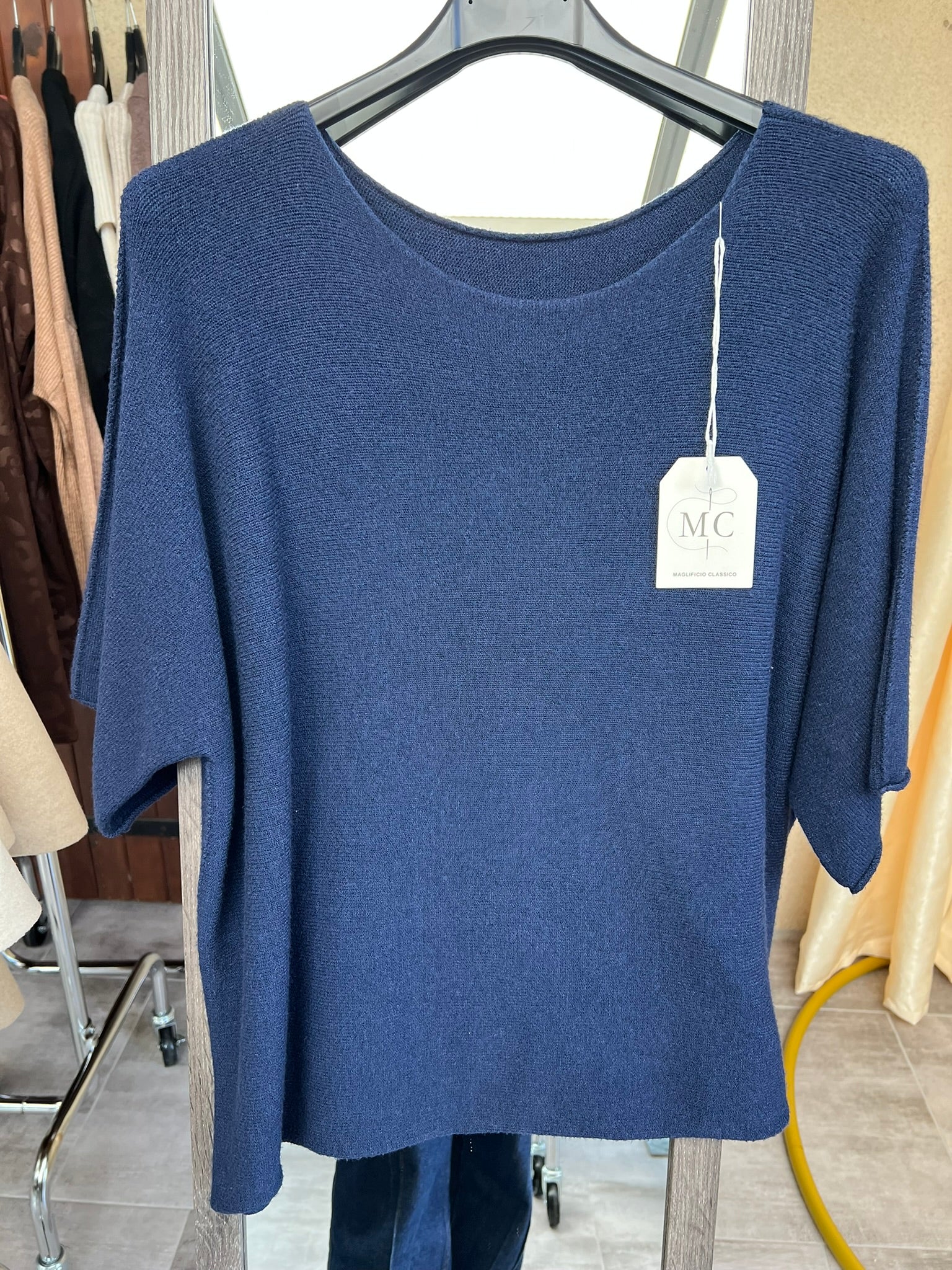 pull tout doux taille unique 38 a 46 manches courtes