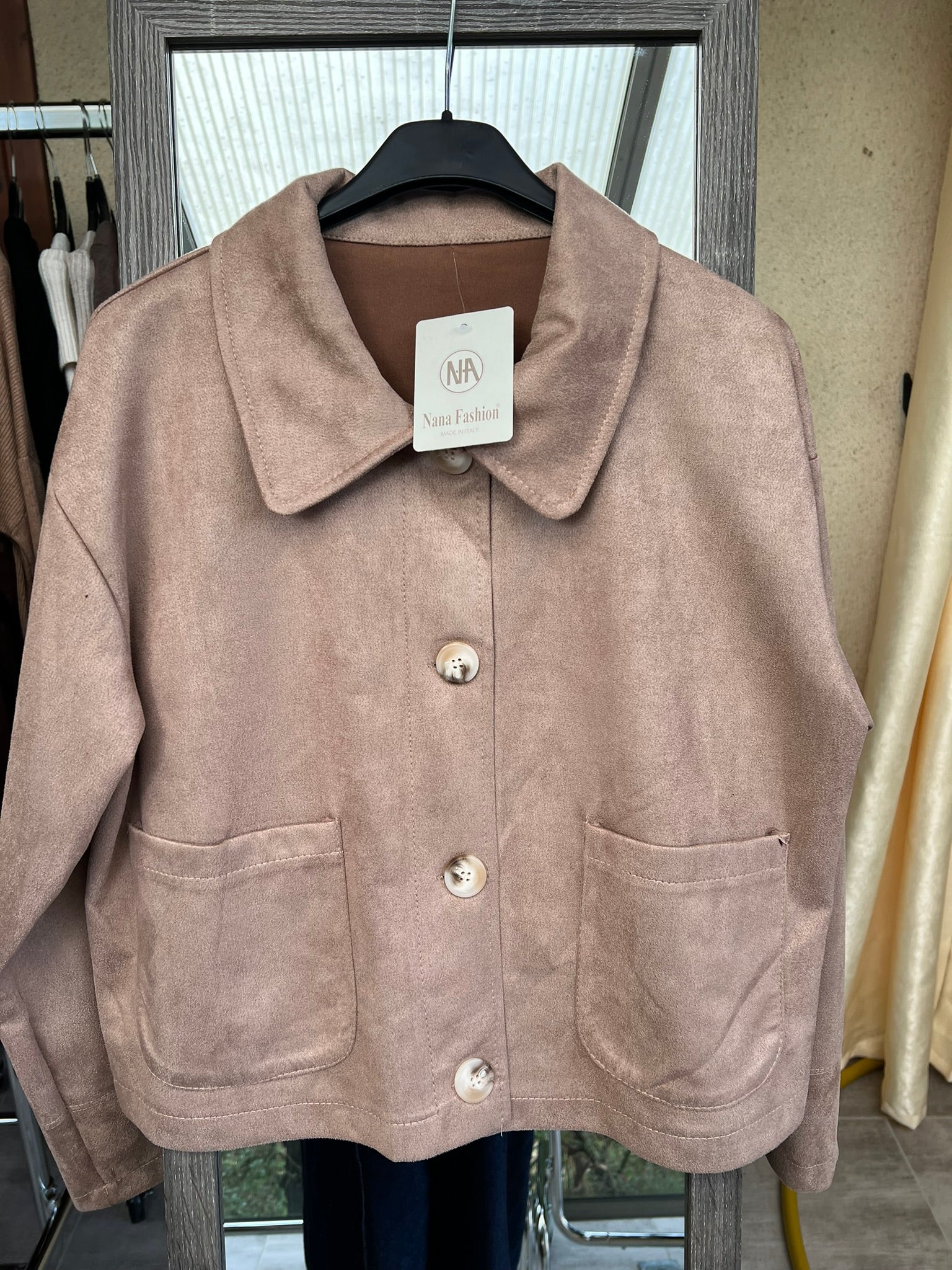 veste courte suédine taille 36/40