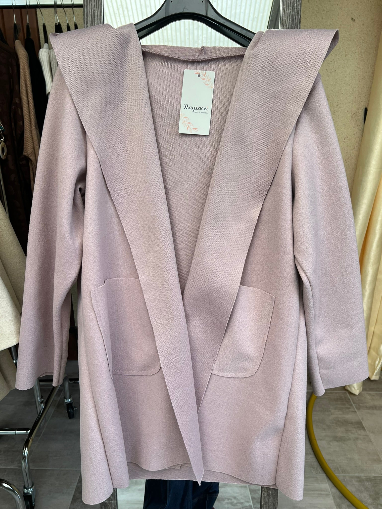 veste longue avec capuche taille 38 a 42