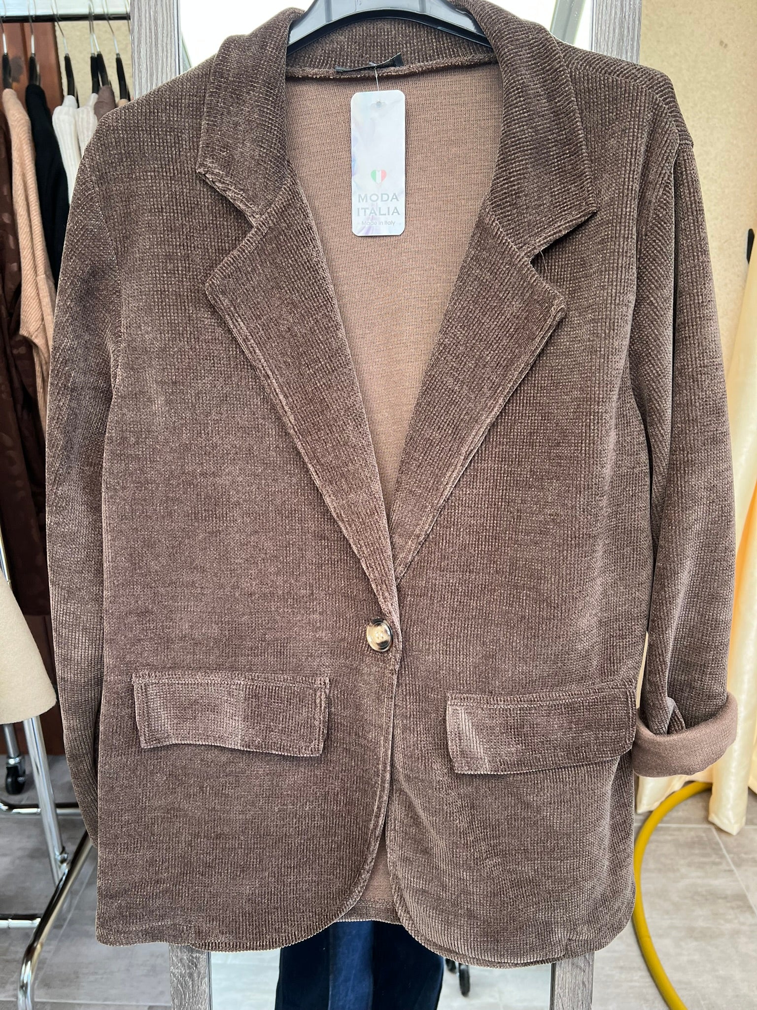 veste courte velours 38/40