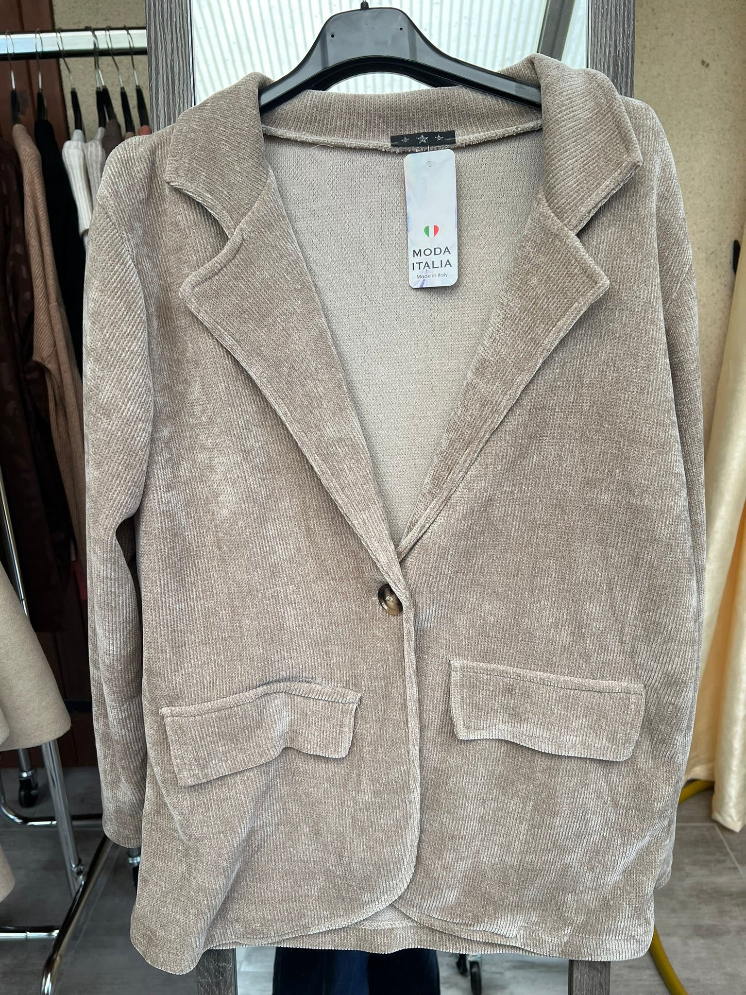 veste courte velours 38/40